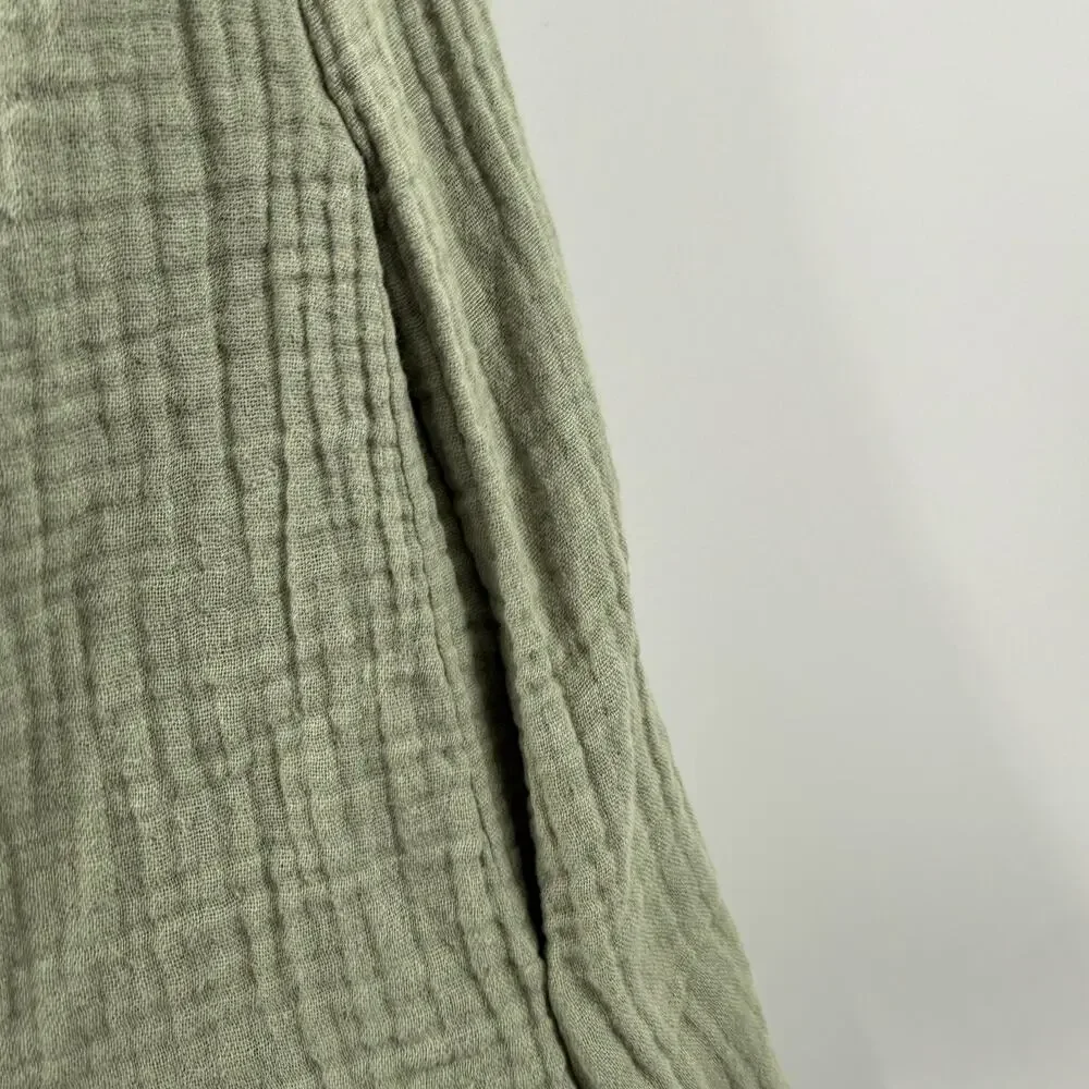 Amadi Dress Women’s Extra Small NEW Anthropologie Nola Off Shoulder Green NWOT - Picture 11 of 16